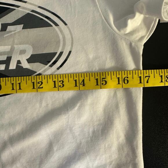 Land Rover White Union Jack Logo Cotton T-Shirt Size S - Picture 7 of 8